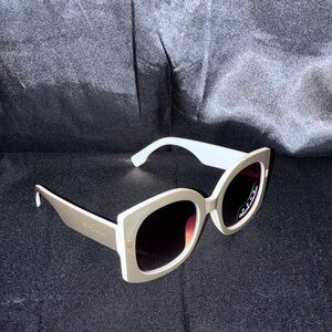 Bold Chunky Retro Square Sunglasses - Rose Gold